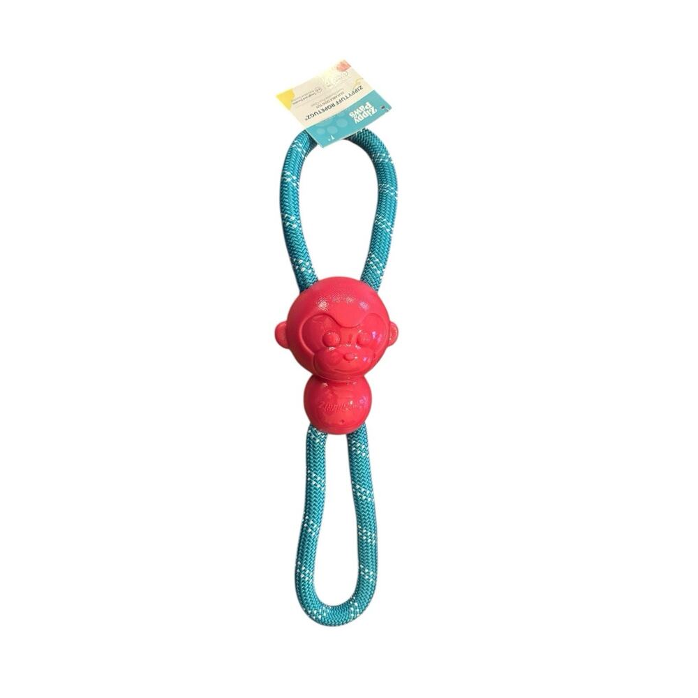 ZippyPaws - RopeTugz Pink Dog Toy - Durable For Tug of War